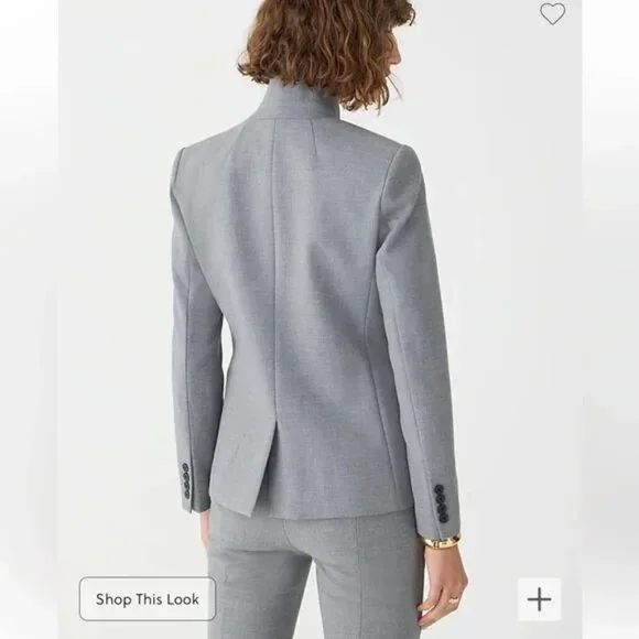 J. Crew Grey Regent blazer in four-season stretch Jacket - Picture 3 of 6
